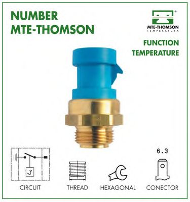 Термовыключатель, вентилятор радиатора MTE-THOMSON 790