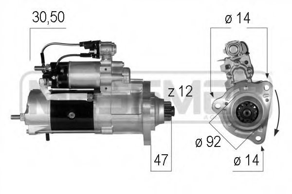 Стартер MESSMER 220570