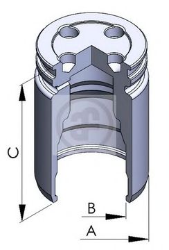 Поршень, корпус скобы тормоза AUTOFREN SEINSA D025241