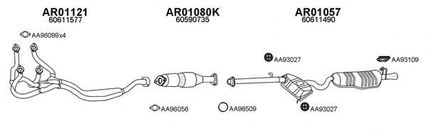Система выпуска ОГ VENEPORTE 010086