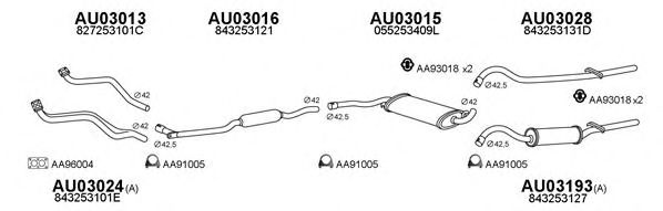 Система выпуска ОГ VENEPORTE 030003