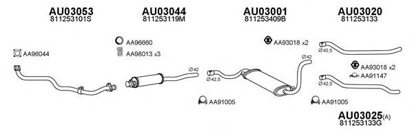 Система выпуска ОГ VENEPORTE 030005