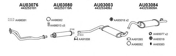 Система выпуска ОГ VENEPORTE 030014