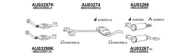 Система выпуска ОГ VENEPORTE 030058