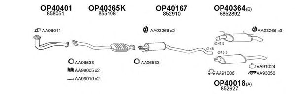 Система выпуска ОГ VENEPORTE 400311