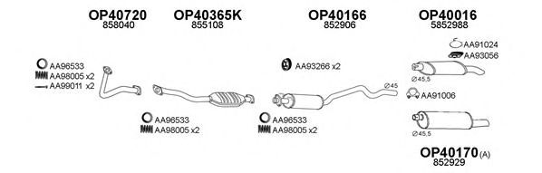 Система выпуска ОГ VENEPORTE 400491