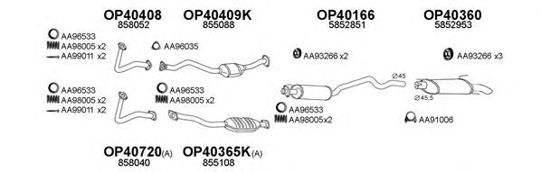 Система выпуска ОГ VENEPORTE 400492