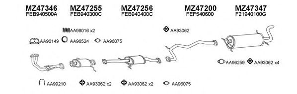 Система выпуска ОГ VENEPORTE 470066