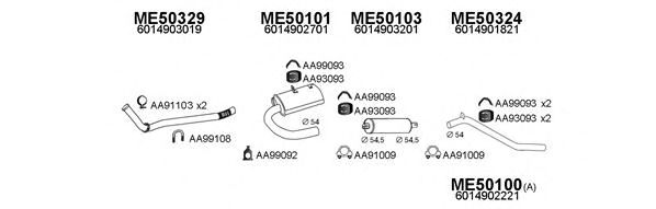 Система выпуска ОГ VENEPORTE 500187