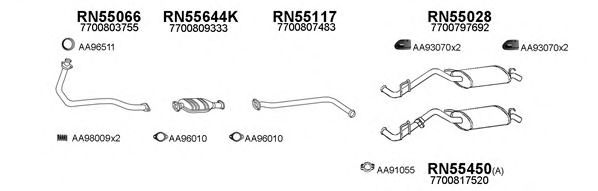 Система выпуска ОГ VENEPORTE 550477