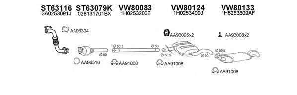 Система выпуска ОГ VENEPORTE 800073