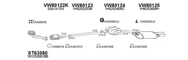 Система выпуска ОГ VENEPORTE 800081