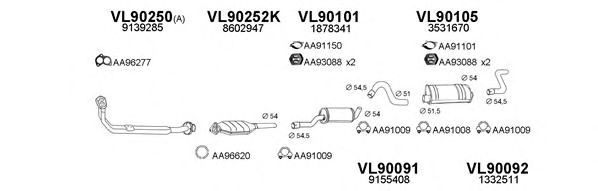 Система выпуска ОГ VENEPORTE 900147