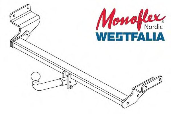 Кронштейн для велосипедов, подвесной кронштейн MONOFLEX 350048600001