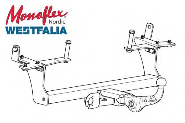 Прицепное оборудование MONOFLEX 342098