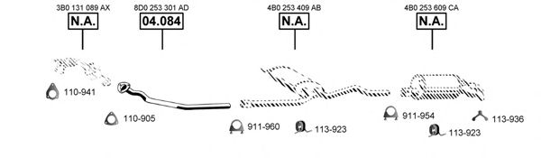 Система выпуска ОГ ASMET AU060260