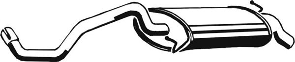 Глушитель выхлопных газов конечный ASMET 19.014