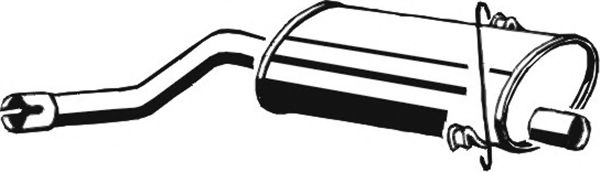 Предглушитель выхлопных газов ASMET 23.005