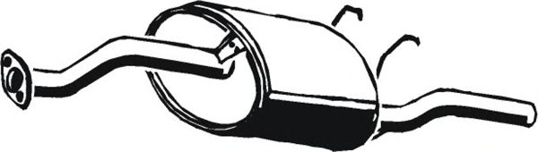 Глушитель выхлопных газов конечный ASMET 13.011