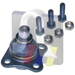 Несущий / направляющий шарнир REDAELLI RICAMBI 2105