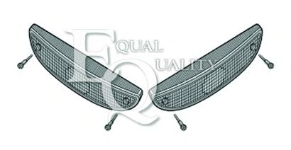 Рассеиватель, основная фара EQUAL QUALITY GA3017