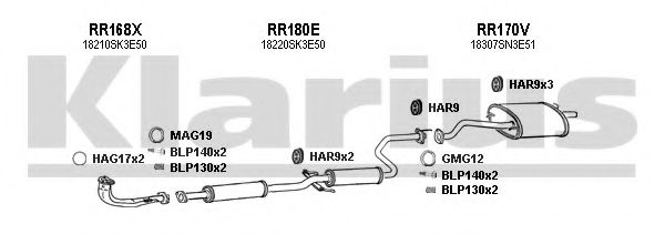 Система выпуска ОГ KLARIUS 420060U