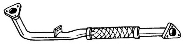 Труба выхлопного газа KLARIUS 140175