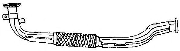 Труба выхлопного газа SIGAM 24107