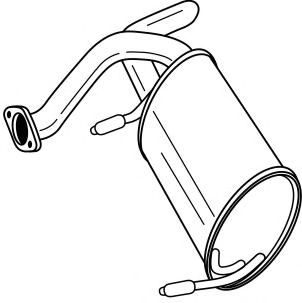 Глушитель выхлопных газов конечный SIGAM 49622