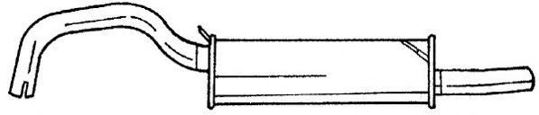 Глушитель выхлопных газов конечный SIGAM 53612