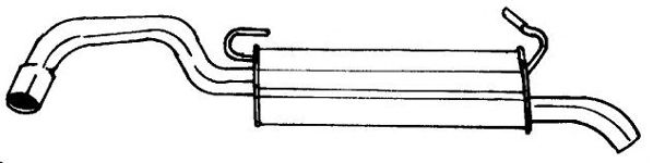 Глушитель выхлопных газов конечный SIGAM 53621