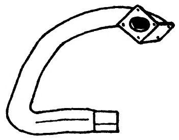 Труба выхлопного газа MTS 16990