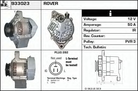 Генератор EDR 933023