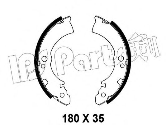 Тормозные колодки IPS Parts IBL-4101