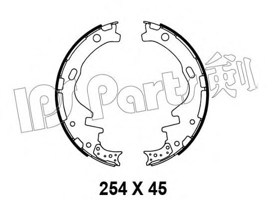 Тормозные колодки IPS Parts IBL-4135