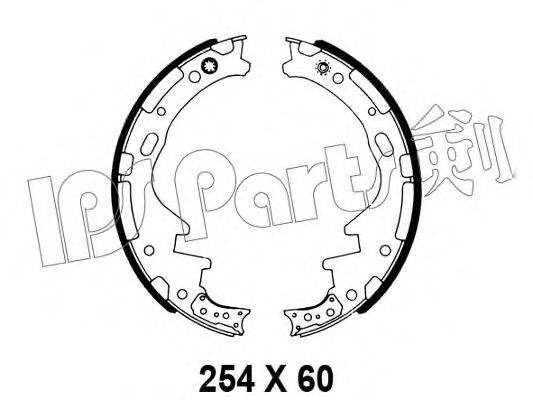 Тормозные колодки IPS Parts IBL-4136