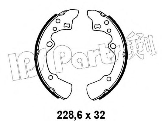 Тормозные колодки IPS Parts IBL-4329