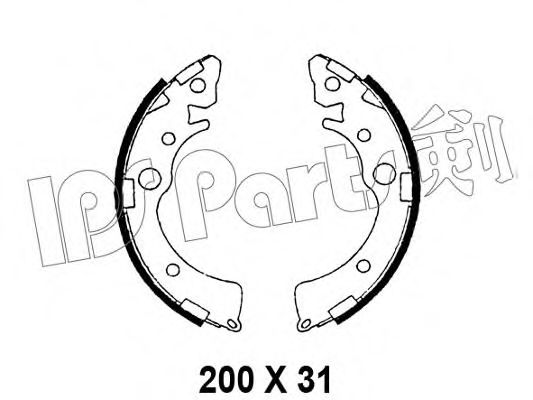 Тормозные колодки IPS Parts IBL-4412