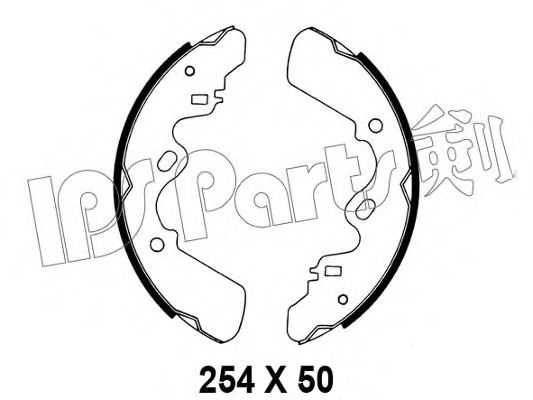 Тормозные колодки IPS Parts IBL-4901