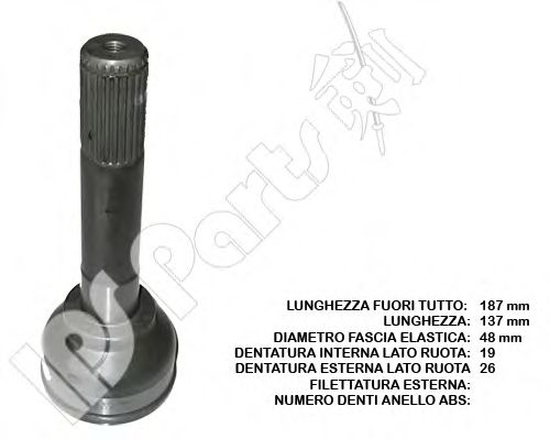 Шарнирный комплект, приводной вал IPS Parts ICJ-10898