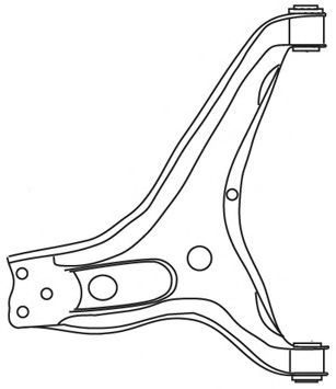 Рычаг независимой подвески колеса, подвеска колеса FRAP 1759