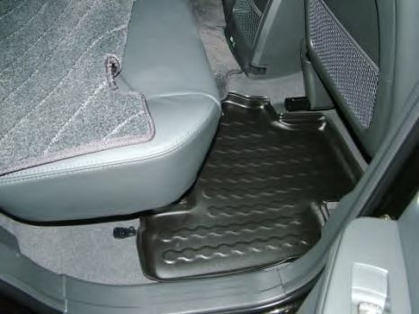 Резиновый коврик с защитными бортами CARBOX 421915000