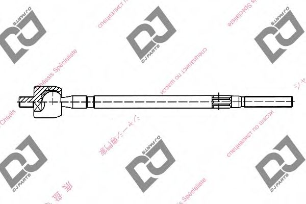 Осевой шарнир, рулевая тяга DJ PARTS DR1160