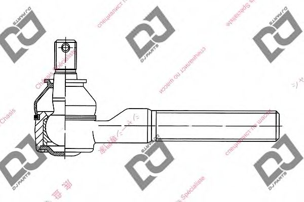 Наконечник поперечной рулевой тяги DJ PARTS DE1019