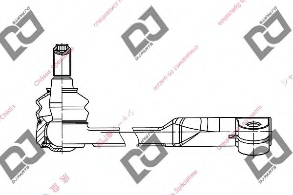 Наконечник поперечной рулевой тяги DJ PARTS DE1193