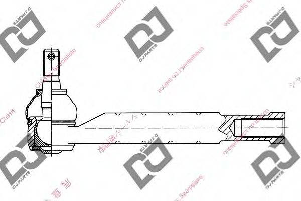 Наконечник поперечной рулевой тяги DJ PARTS DE1194