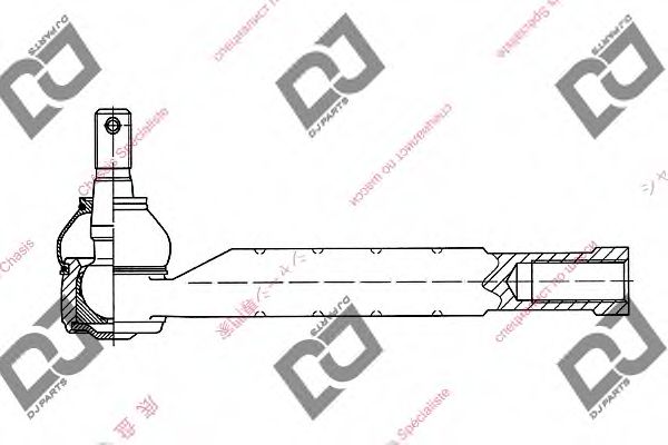 Наконечник поперечной рулевой тяги DJ PARTS DE1195