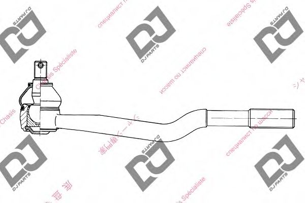 Наконечник поперечной рулевой тяги DJ PARTS DE1030