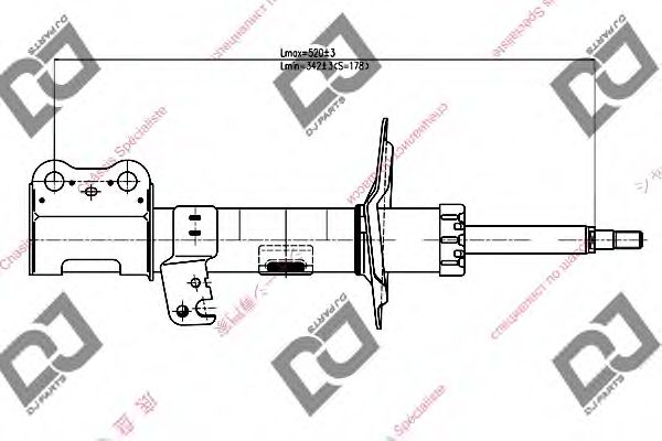 Амортизатор DJ PARTS DS1022GS