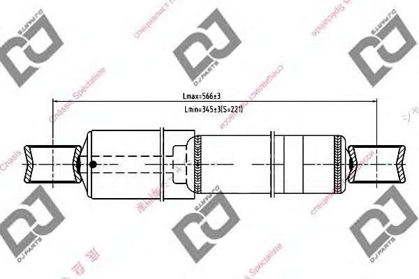 Амортизатор DJ PARTS DS1061GT